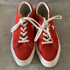 Unisex Red Converse All-Star Sneakers